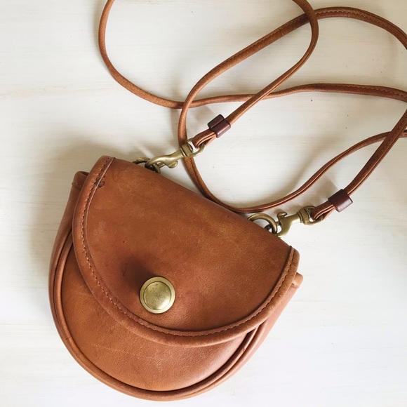 Coach Handbags - Coach Vintage Mini Crossbody Purse Belt Bag, British Tan Color